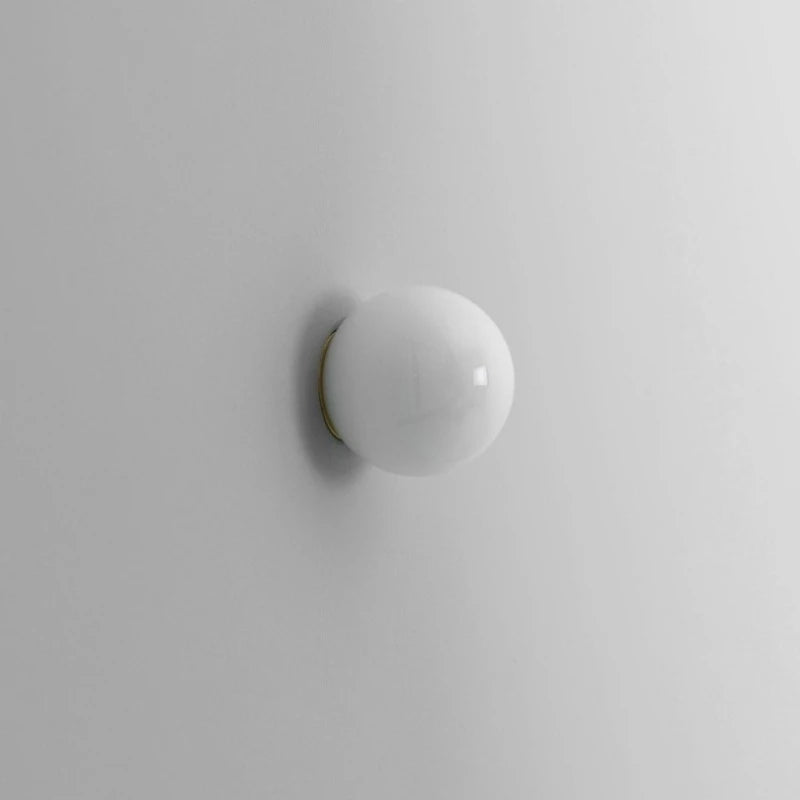Glass Globe Wall Lamp