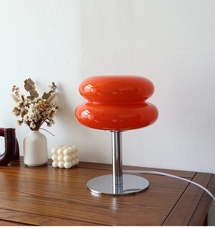 Macaron Trichromatic Glass Lamp