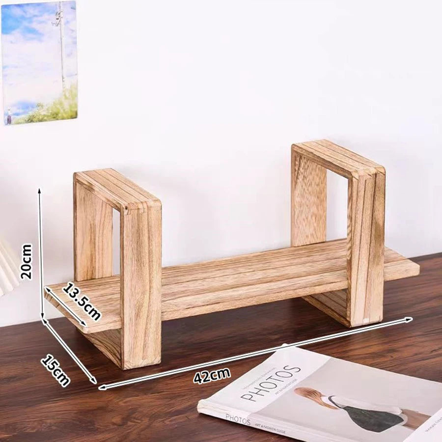 Bamboo Desktop Bookshelf