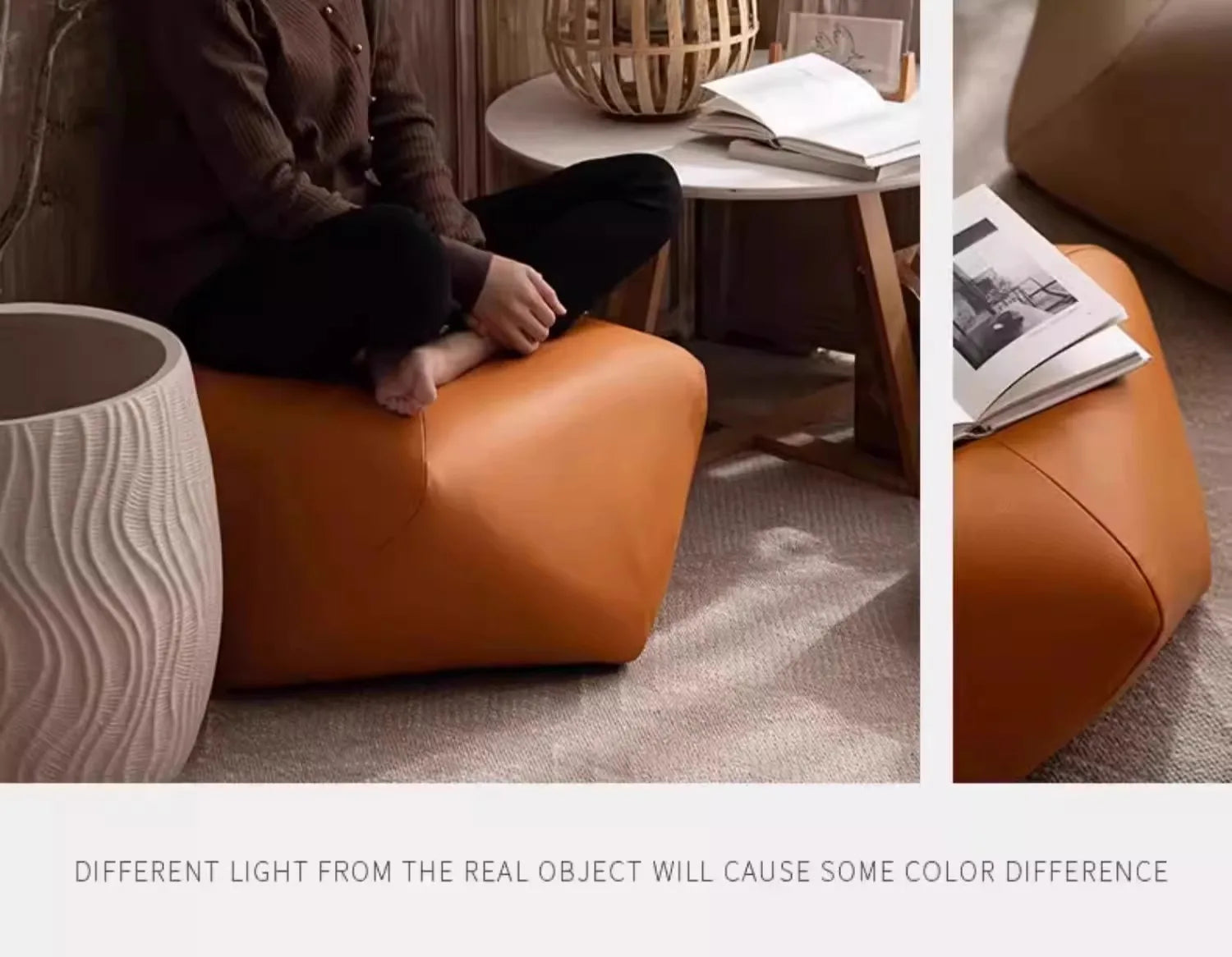 ottoman Modern Simplicity Low changing shoe pier stool Footrest Home Living Room Furniture Stools bedroom Ottomans chair Hallway