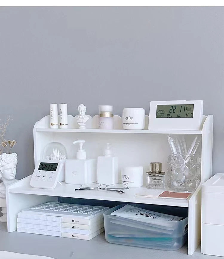 Two Layer Desktop Organizer Shelf