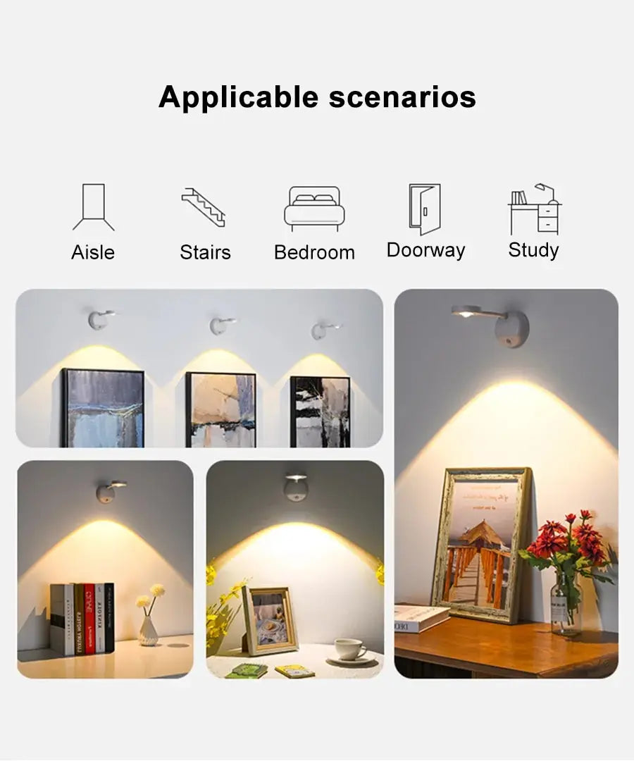 Motion Sensor Rechargeable Wall Light