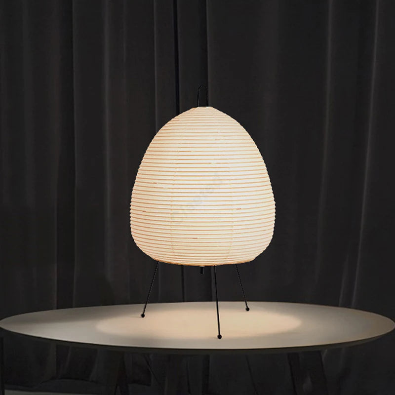 Japanese Paper Tripod Table Lamp