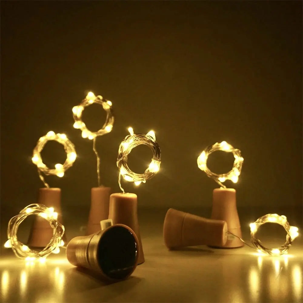 Solar Wine Bottle Cork Fairy Lights