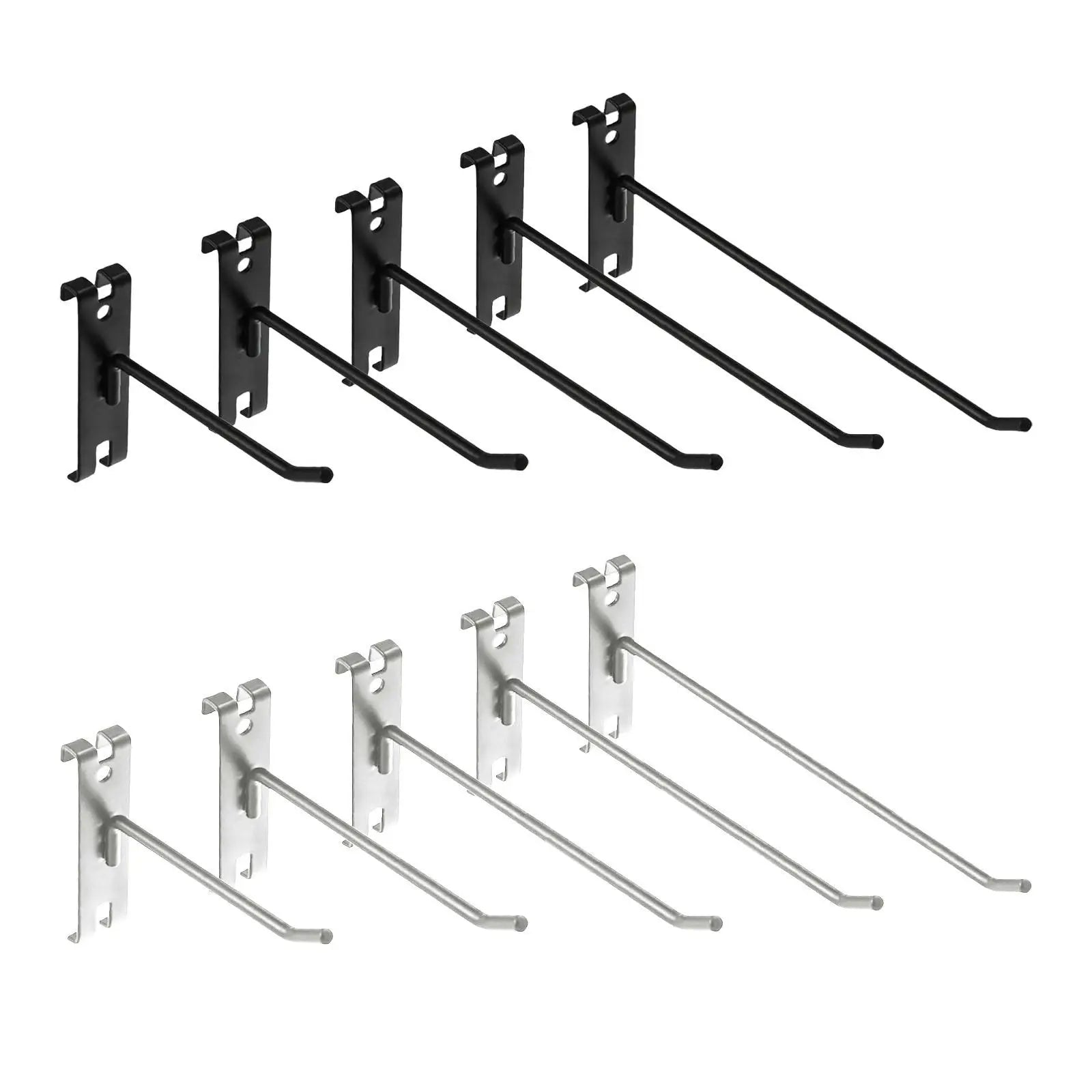 Metal Grid Wall Display Hooks Set of 5