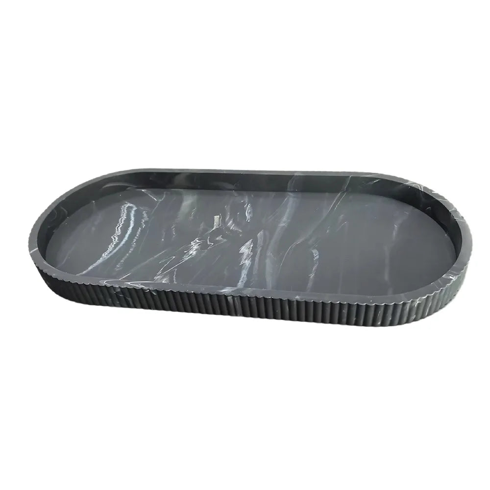 Silicone Oval Vanity Tray