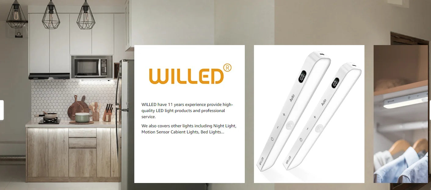 Motion Sensor Cabinet Light Bar