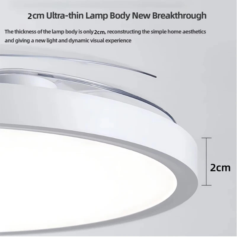 Invisible Blade LED Ceiling Fan
