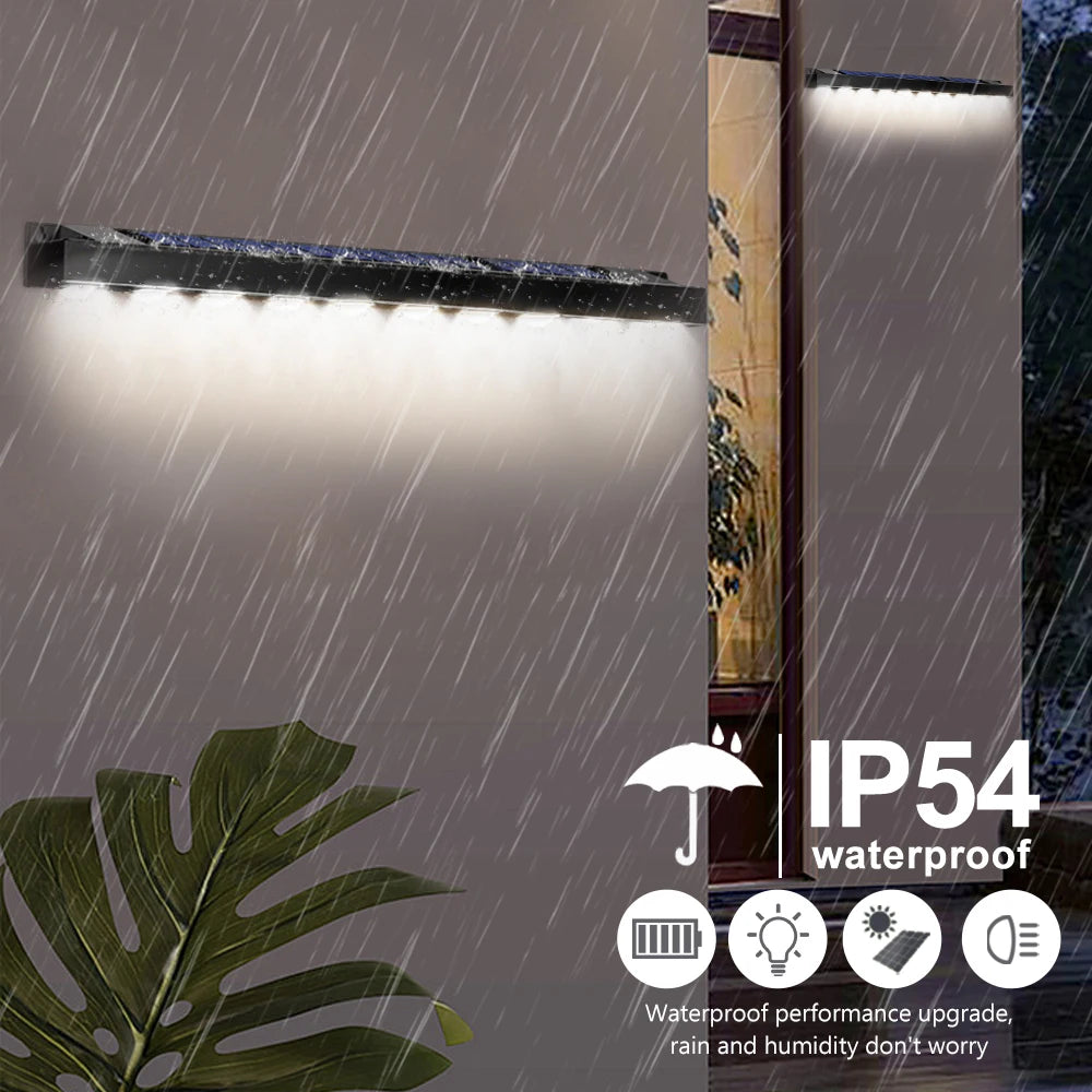 Solar Powered LED Fence Lights