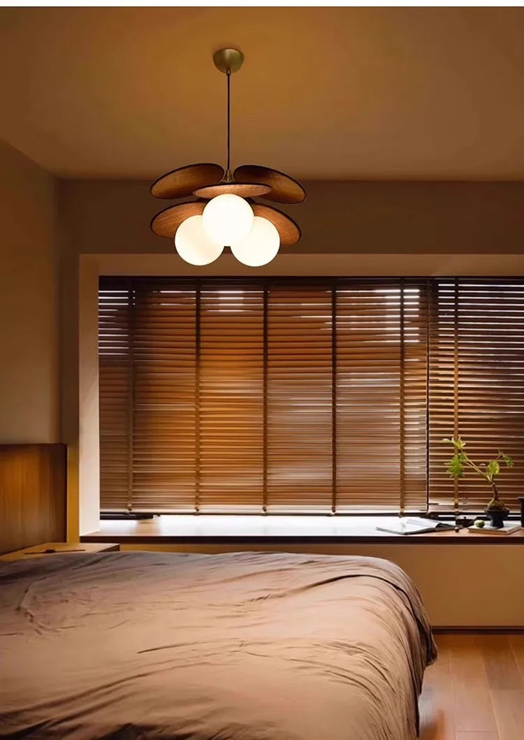 Rattan Weave Vintage Pendant Light