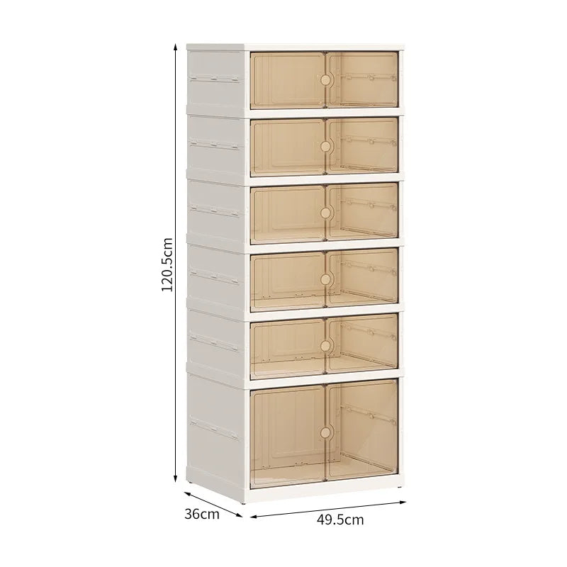 Foldable Transparent Shoe Storage Box