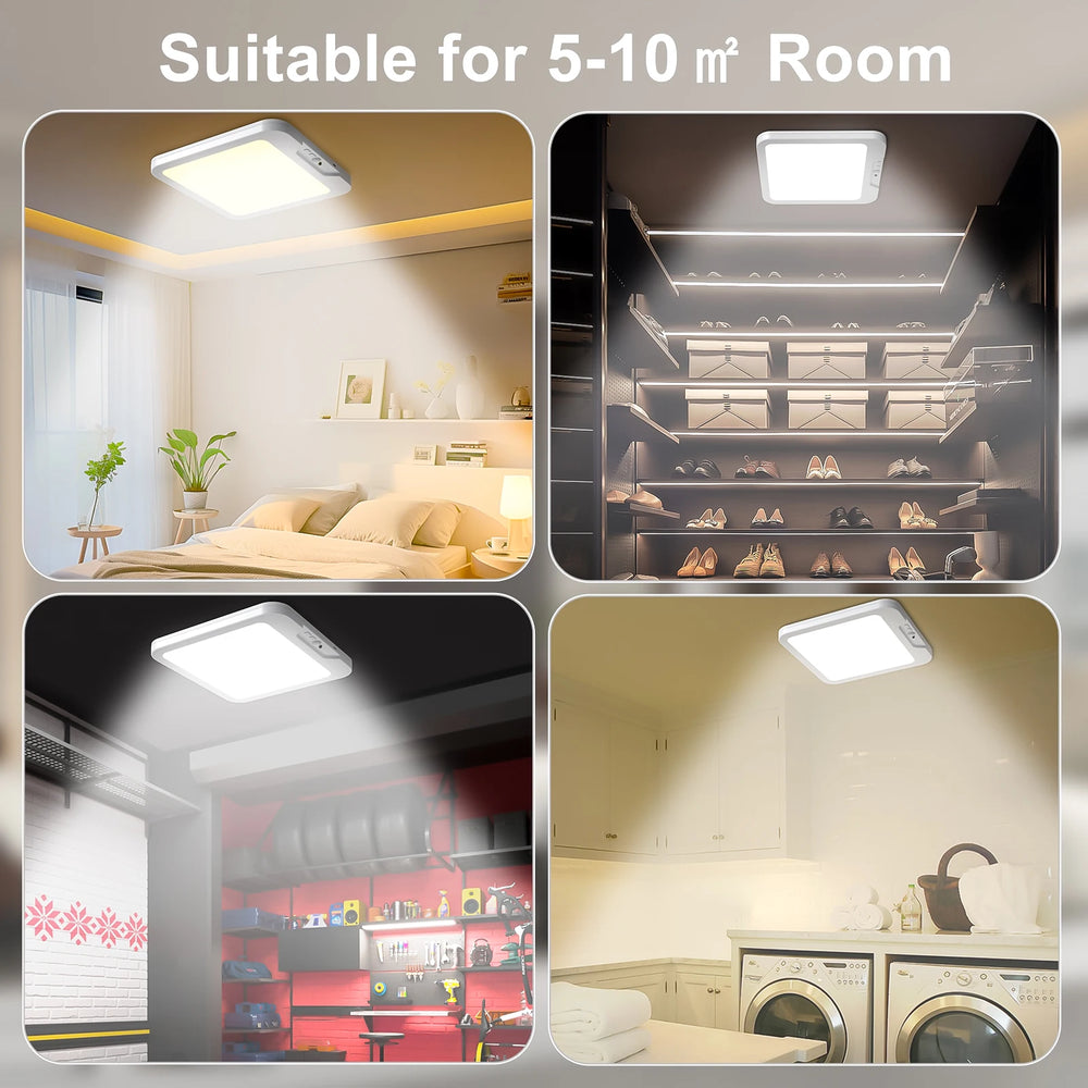 Rechargeable Sensor Ceiling Light with Timer