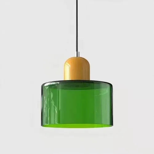 Vintage Stained Glass Chandelier for Bedside and Dining