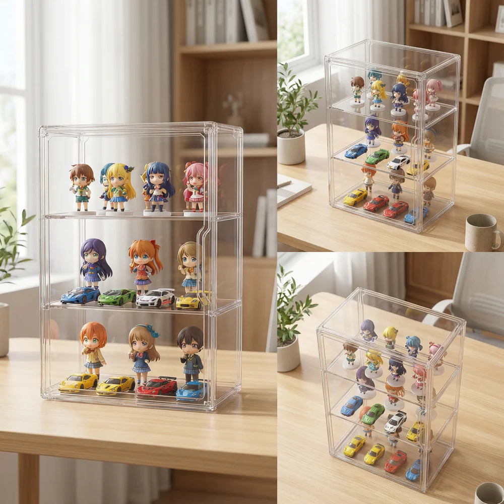 Clear Acrylic Figure Display Case