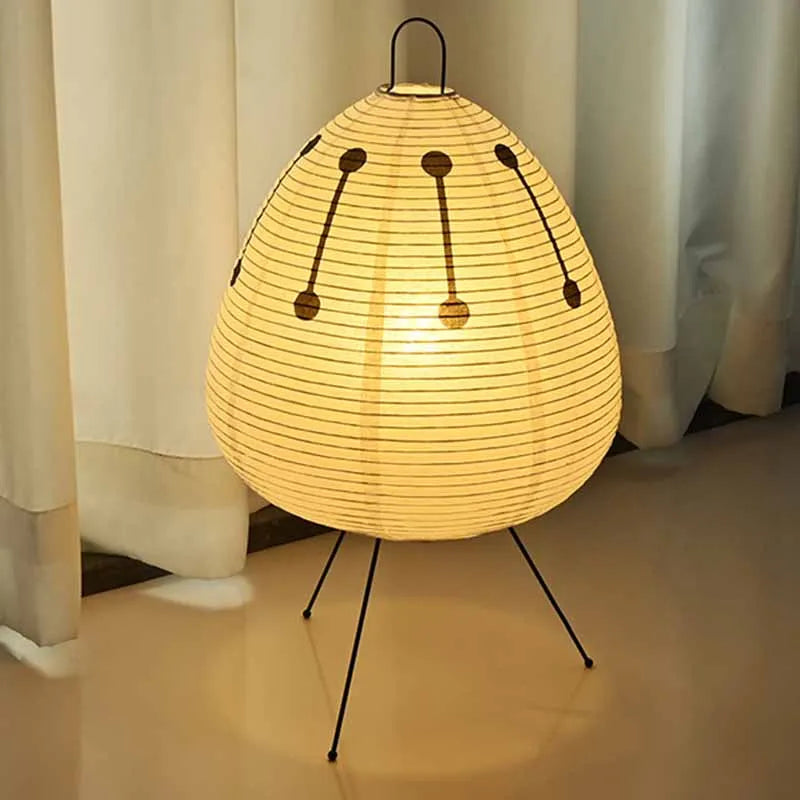 Japanese Paper Tripod Table Lamp