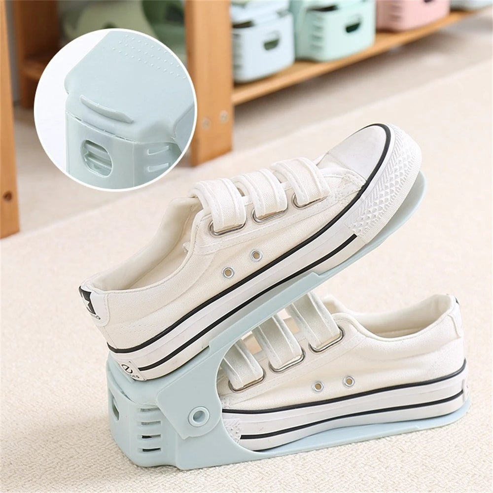 Adjustable Shoe Slot Organizers Set of 10