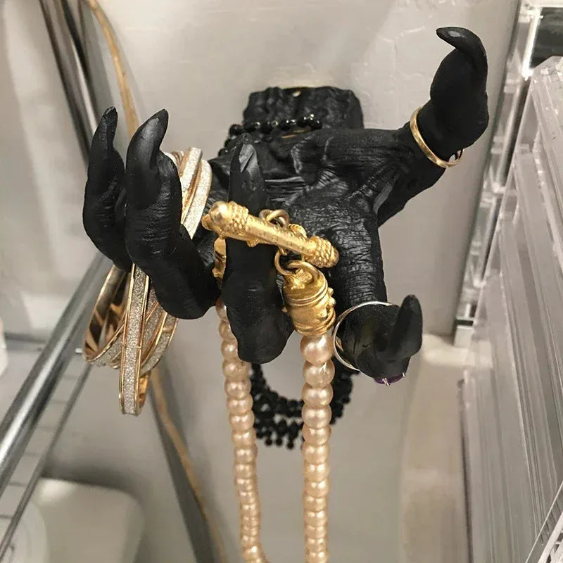 Gothic Hand Wall Key Holder