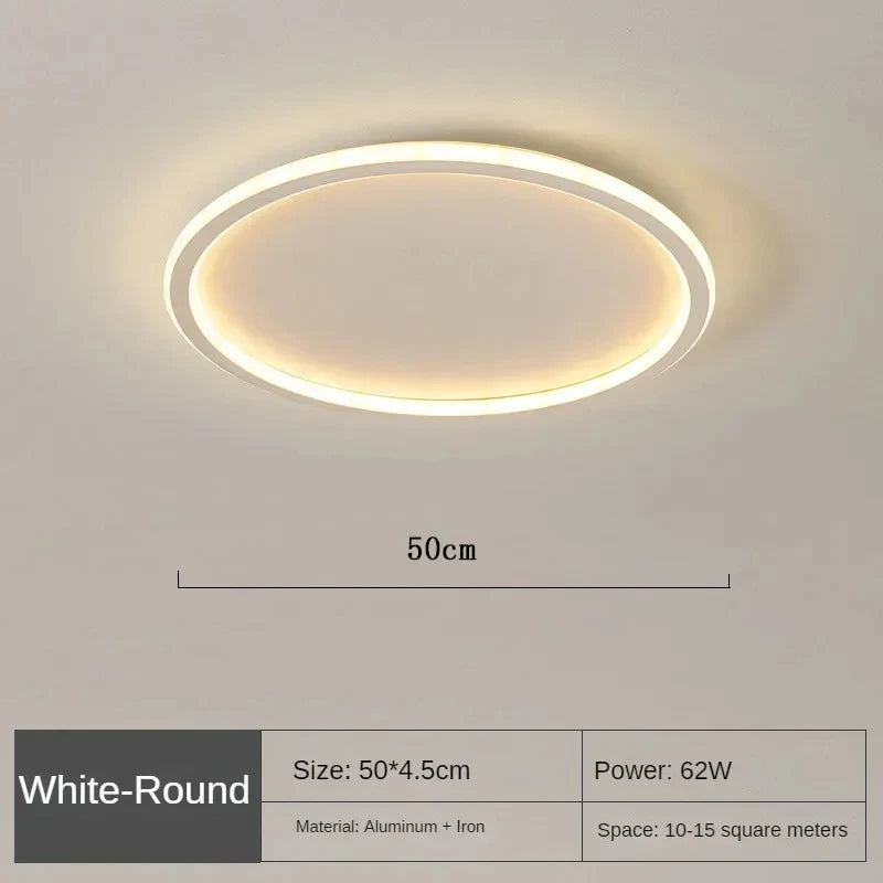 Minimalist Nordic Edge Ceiling Light