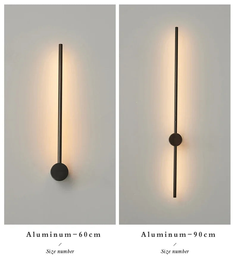 Minimalist Long Line LED Wall Lamp