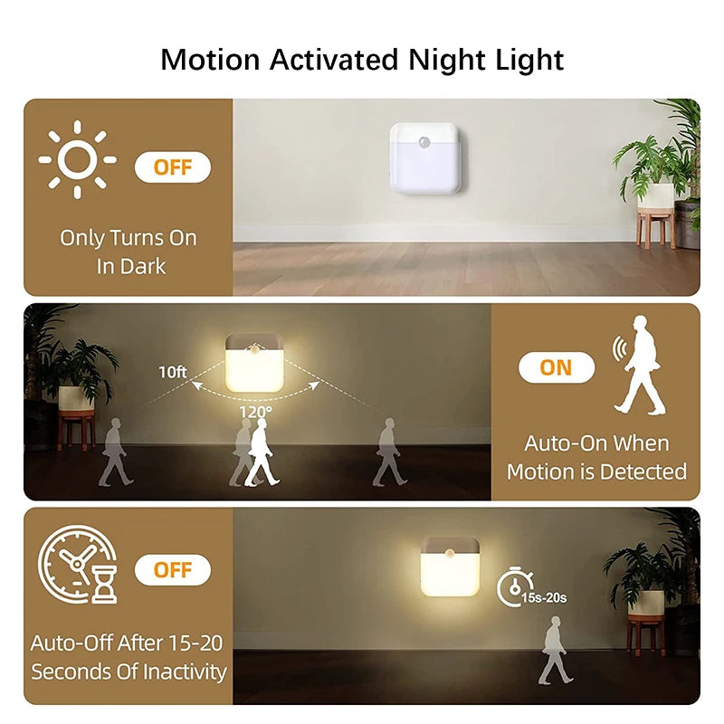 Rechargeable Motion Sensor Lantern Light