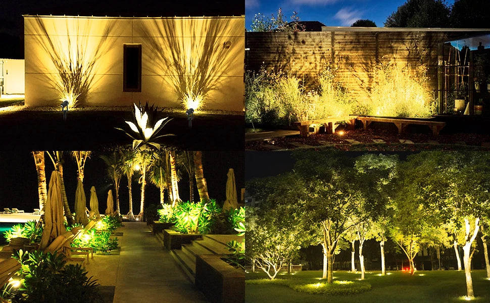RGB Solar Garden Spotlight