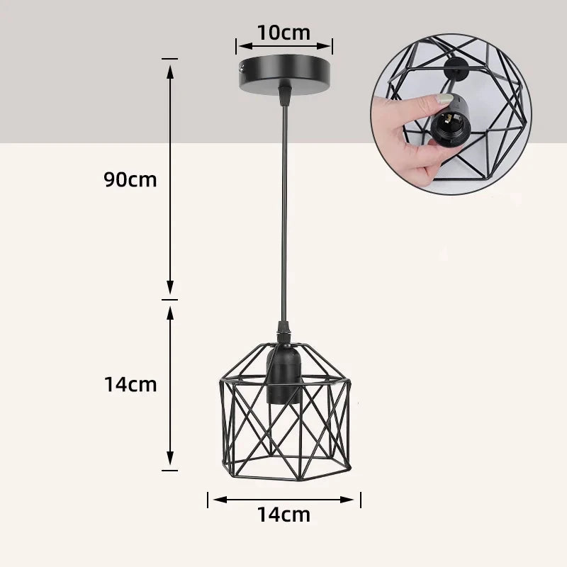 Vintage Nordic Hanging Chandelier