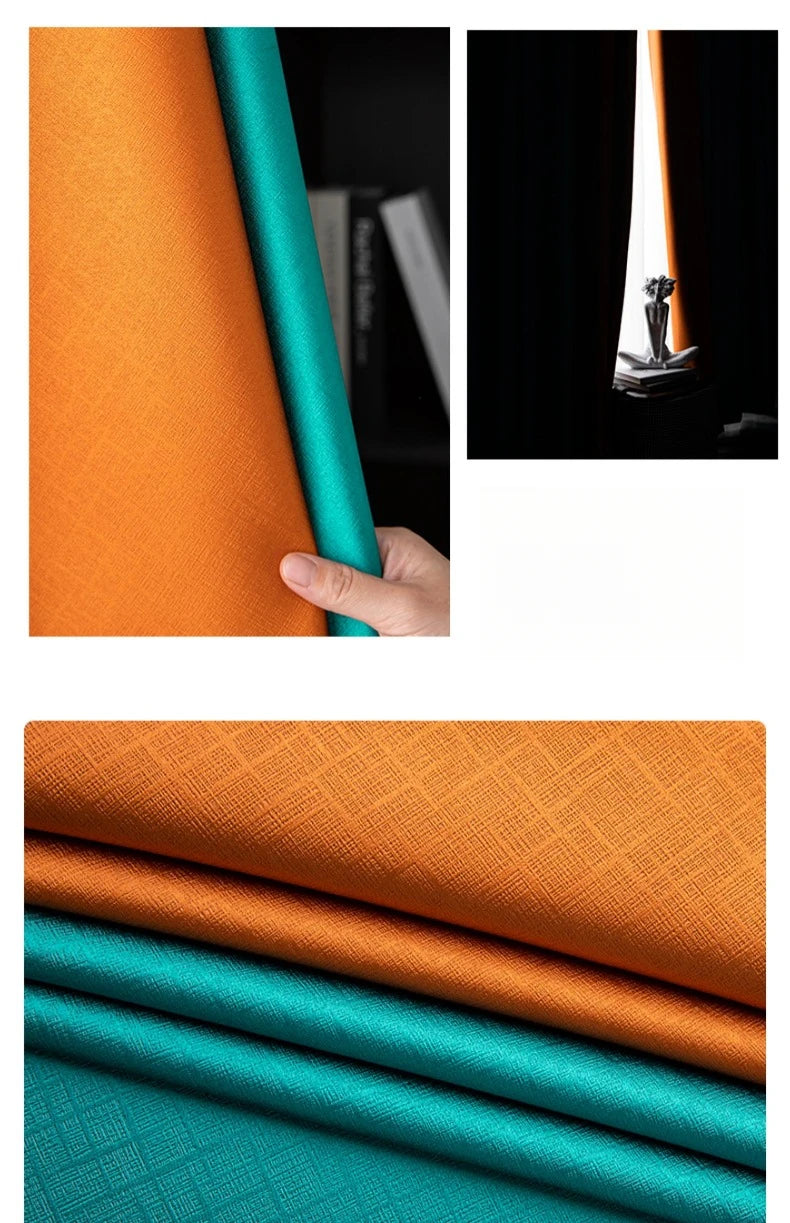 Modern Thermal Insulated Noise Reducing 100% Blackout Curtains