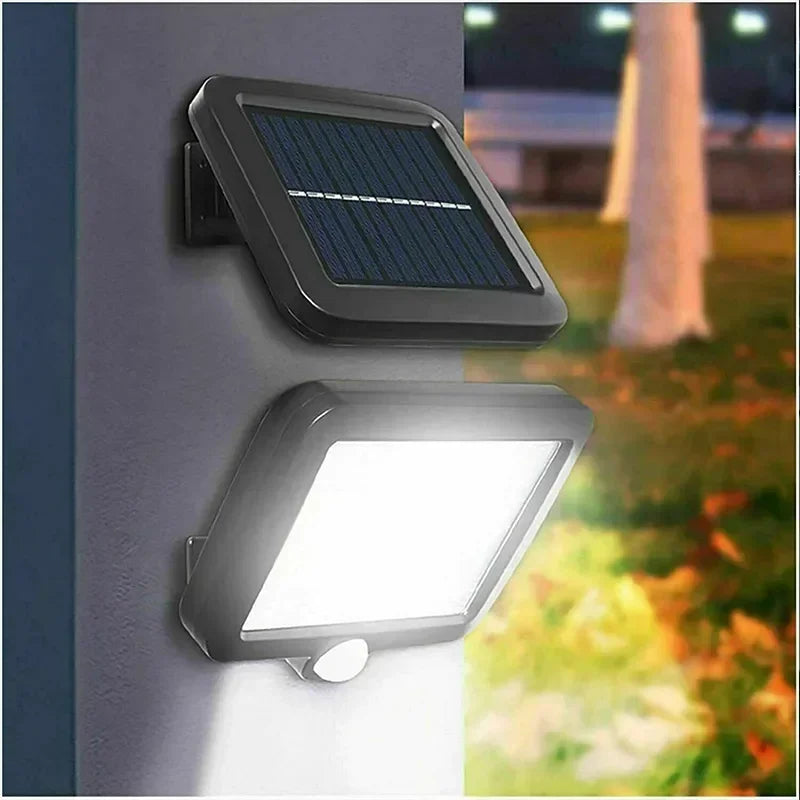 Solar Split Panel Motion Wall Light