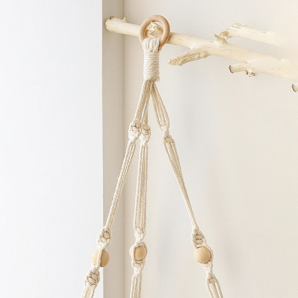 Hanging Wood Corner Shelf