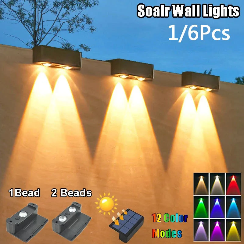 Solar LED Wall Spotlight