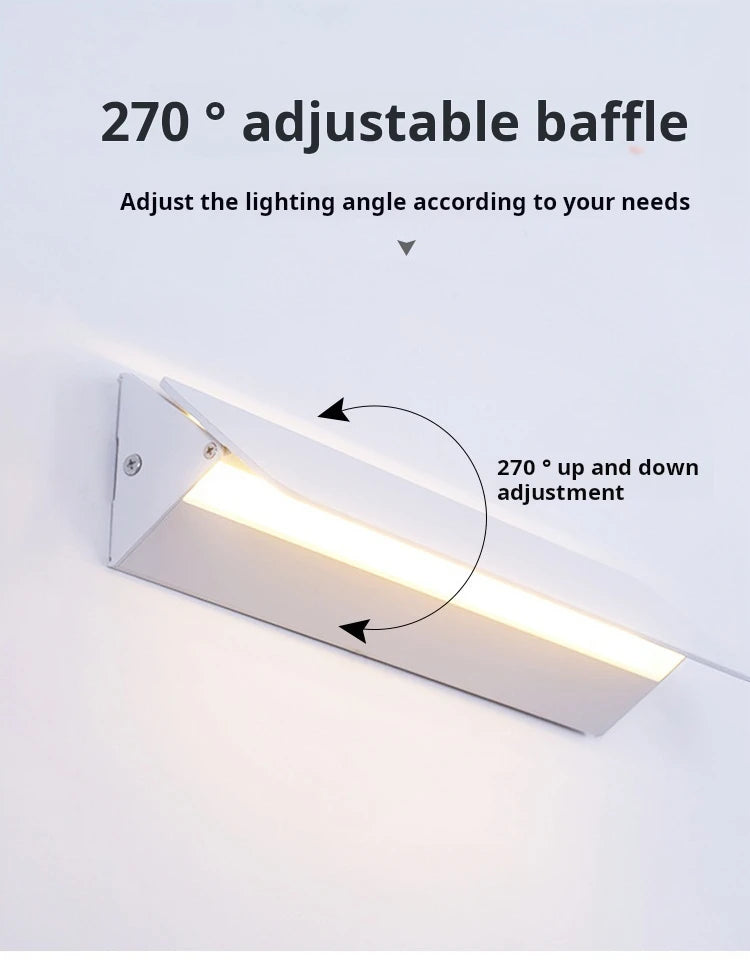 Adjustable Aluminum LED Wall Lamp