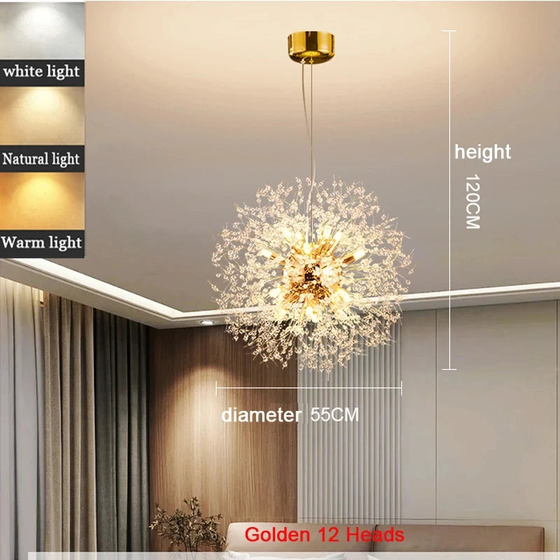 Dandelion LED Sputnik Pendant Light