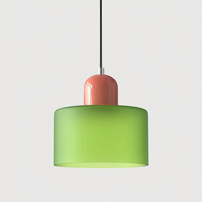 Two Tone Glass Pendant Light