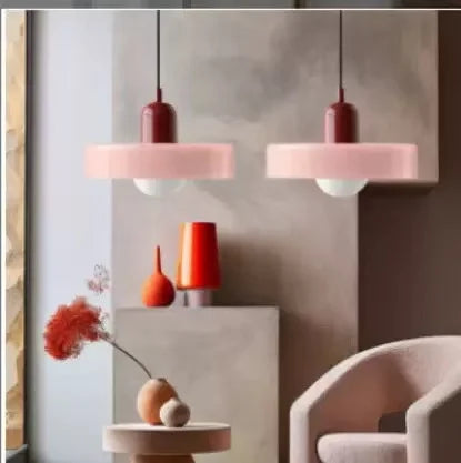 Nordic Retro Glass Pendant Light