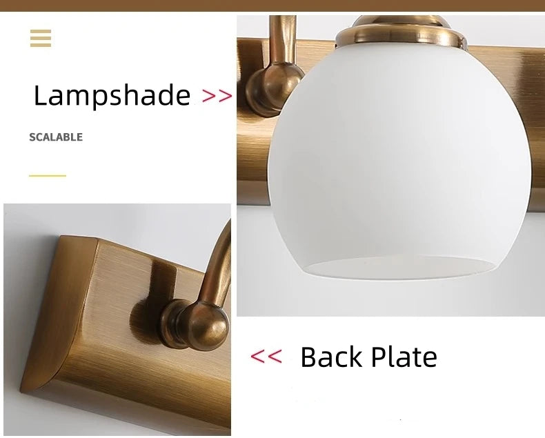 Multi-Head Vanity Mirror Light