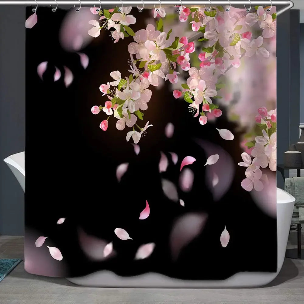 Japanese Sakura Shower Curtain