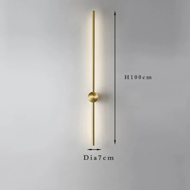 Minimalist Long Line LED Wall Lamp
