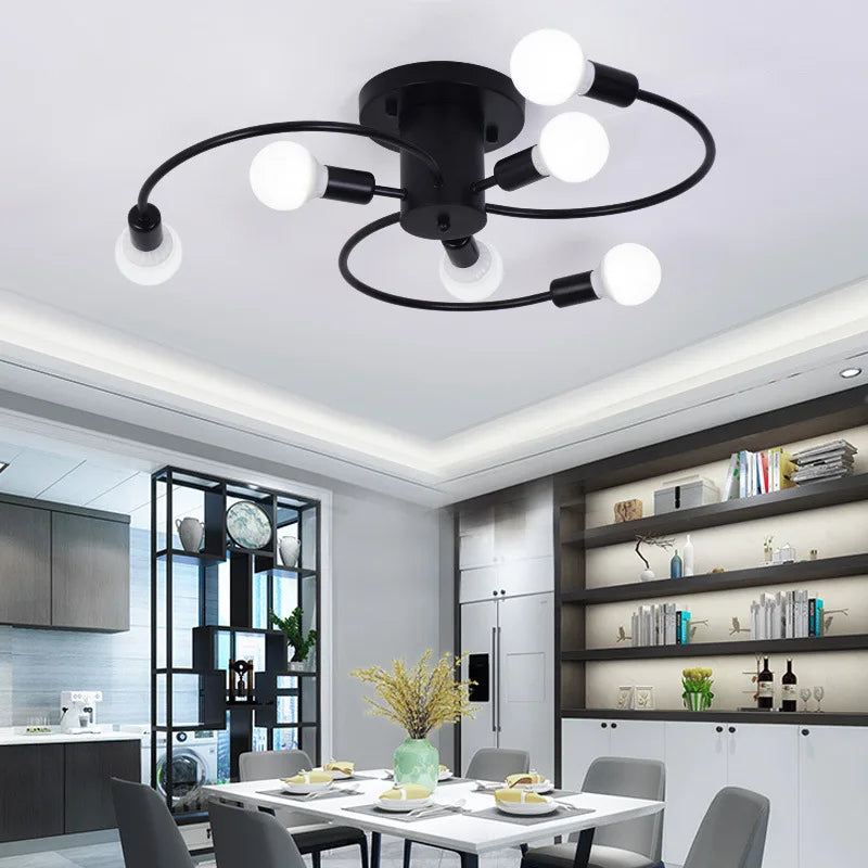 Modern Iron Ceiling Chandelier