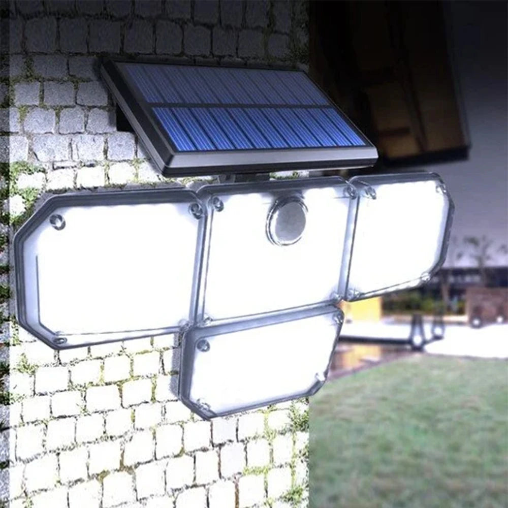 4 Head Solar Motion Sensor Light