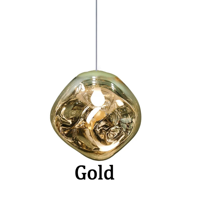 Modern Lava Ripple LED Chandelier