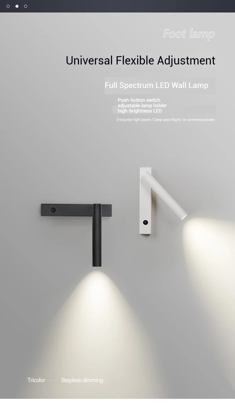 Minimalist Rotating Wall Sconce