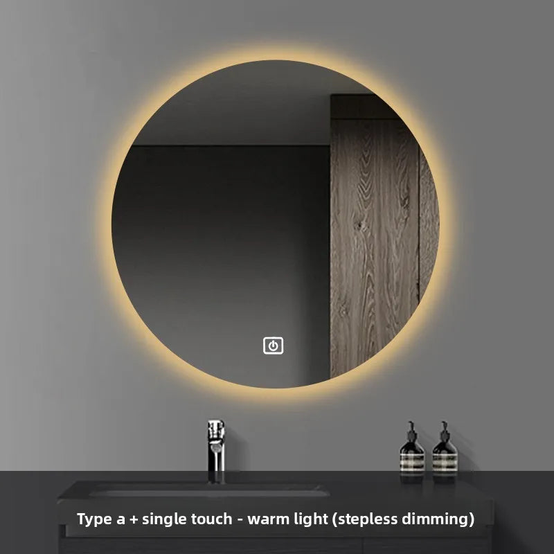 Smart Anti-Fog Round Vanity Mirror