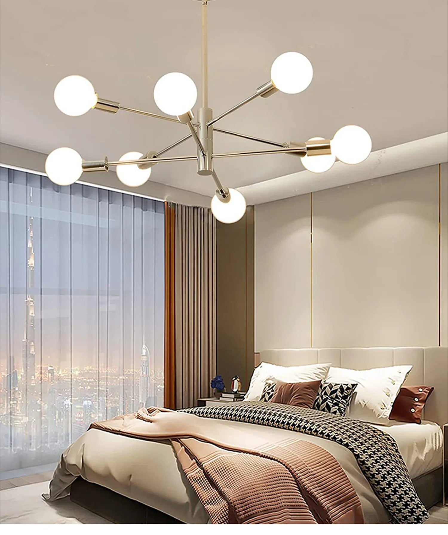 Multi Head Living Room Chandelier
