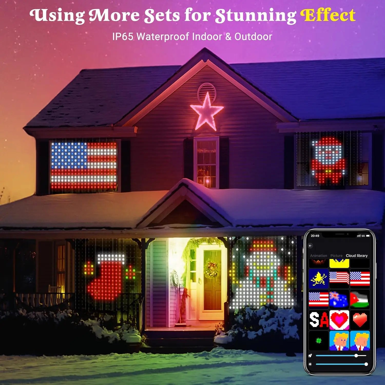 Smart Curtain Lights App Music Sync