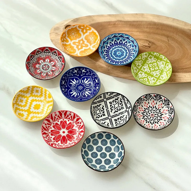 Boho Ceramic Trinket Dish Set