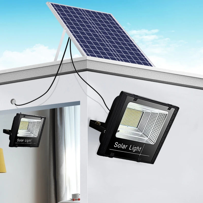 400W Solar Two-Head Flood Light
