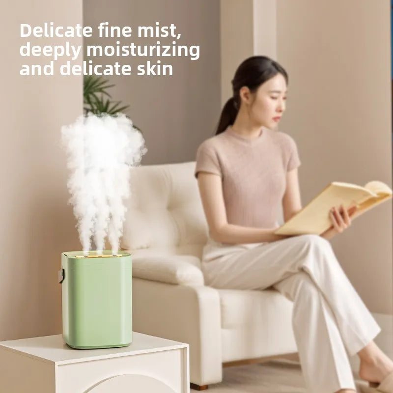 Three nozzle night light humidifier 1.8L large capacity dual filter