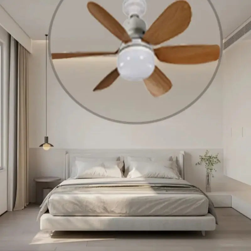 Wood Blade LED Fan Light