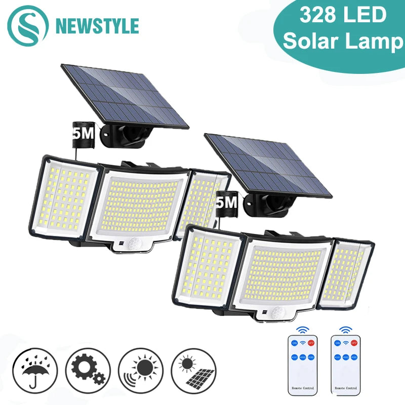 238 LED Solar Motion Sensor Light