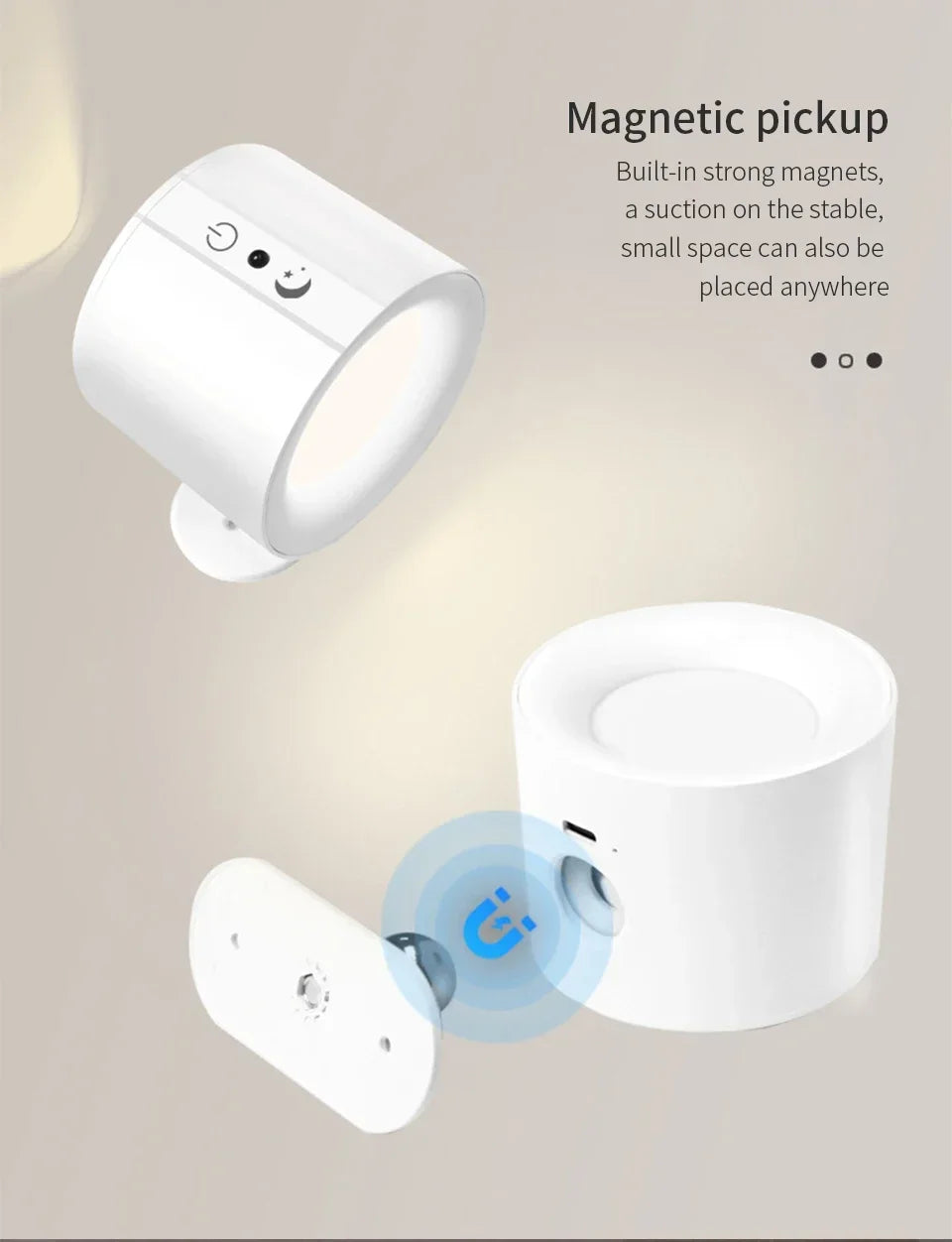 Mini Magnetic Dual Head Wall Light